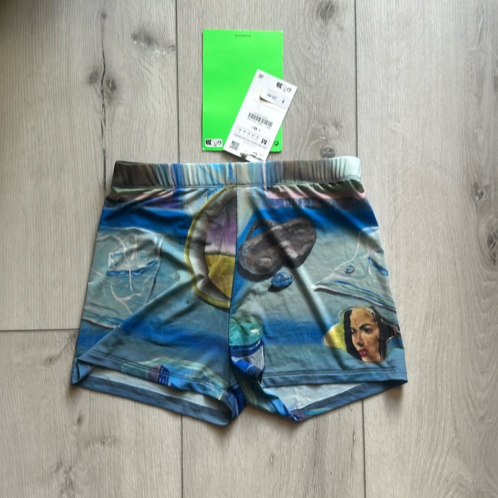 NWT Zara surreal print shorts designed by Larissa De Jesús Negrón // Size medium